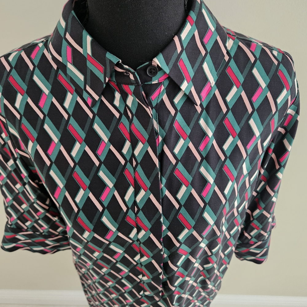Geometric Patterned Dress - Picture 3 of 5